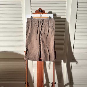 Old Navy Cropped Cargo Casual Trousers with adjustable shins and waist Medium
